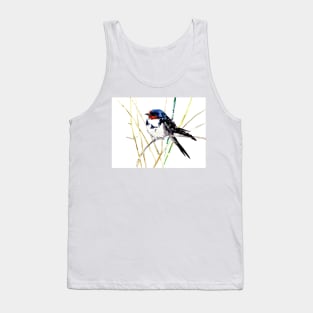 American Swallow Bird Tank Top